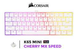 Corsair K65 Rgb MINI Gaming Keyboard - White