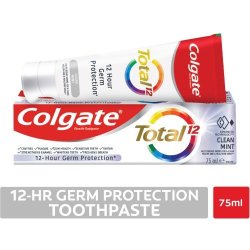 Colgate Total Toothpaste Clean Mint 12 X 75ML