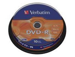 Verbatim DVD-R 10x 4.7 GB Disc Spindle