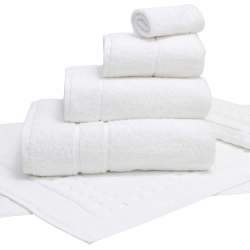 Terry Lustre 710GSM Platinum Range - Various Colours & Sizes - Bath Towel 70CM X 130CM White