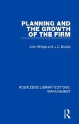 Planning And The Growth Of The Firm Paperback