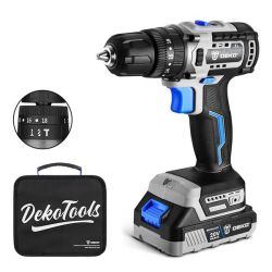 20V Brushless Impact Drill 42NM Incl. 2X2AH Batteries Charger Bag