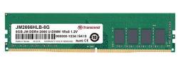 Transcend 8GB DDR4 2666MHS Desktop U-dimm 1RX8 1GX8 CL19 1.2 JM2666HLB-8G