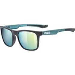 Uvex Lgl 42 Sports Lifestyle Spectacles Black And Matte Green