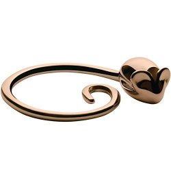 Alessi Pip Key Ring Golden Pink