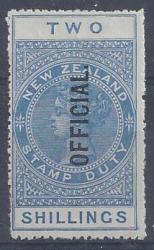 New Zealand Officials 1913 2s Fine Mint