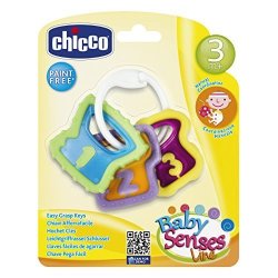 Chicco Baby Senses Easy Grasp Keys Rattle 3M+