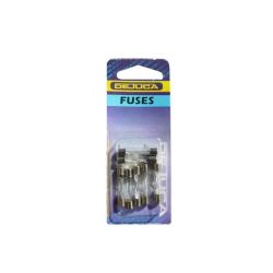 - Fuse - Clear - Glass - 7 X 30MM - 20AMP - 7 CARD - 10 Pack