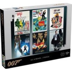 James Bond 007 - Actor Debut Poster Puzzle 1000 Pieces