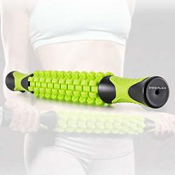 Doeplex Muscle Roller Massage Stick For Athletes 17.5 Inch Body Massager Soreness Cramping Pain And Tightness Relief Helps Legs And Back Recovery Tools Travel Size