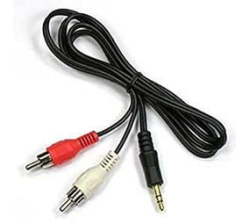 3.5MM Male Aux Jack To 2 Rca Cable - 1.5M