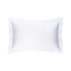 White 400 Thread Count Satin Pillow Case Set - Standard