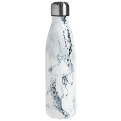 No Brand 500ML White Marble Vacuum Flask