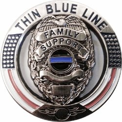Thin Blue Line Family Support Police Pin
