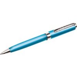 HELIX Oxford Black Ballpoint Pen Light Blue