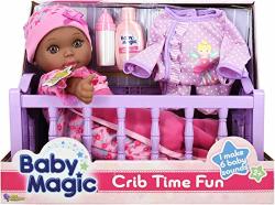 Baby Magic Crib Time Fun Baby Doll African American