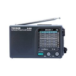 TECSUN Xhd R-909 Am Fm Sm Mw 9 Bands Multi Bands Radio Receiver Broadcast With Built-in Speaker
