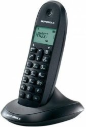 Motorola C1001 Black Dect Cordless Phone Eco Plus Mode Caller Id