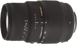 Used: Sigma 70-300MM F 4-5.6 Dg Macro Motorized Telephoto Zoom Lens For Nikon Digital Slr Cameras