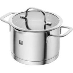 Zwilling Stock Pot With Glass Lid 2L Stainless Steel