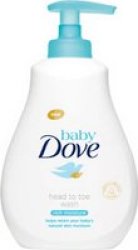Dove Baby Rich Moisture Hair To Toe Body Wash 400ML