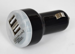 Tablet And Phone Dual USB Car Charger 2A & 1A |