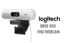 Brio Logitech 500 Full HD Webcam Off White