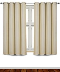 Utopia Bedding Blackout Room Darkening Curtains Window Panel