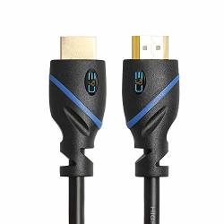 75FT 22.8M High Speed HDMI Cable Male To Male With Ethernet Black 75 FEET 22.8 Meters Built-in Signal Booster Supports 4K 30HZ 3D 1080P And