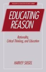 Educating Reason Paperback