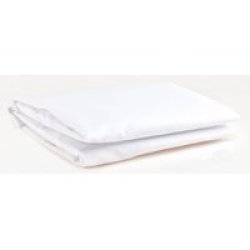 - Standard Camp Cotton Fitted Sheet White
