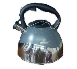 Stove Top Kettle - Black And Silver