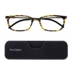 +3 00 Connect Reading Glasses By Thinoptics - Tortoise Shell
