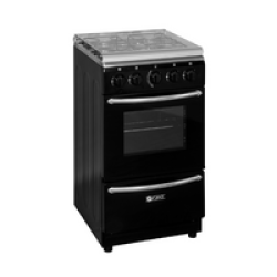 Zero Appliances Zero 4 Burner Gas Stove With Gas Oven Black