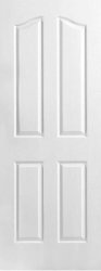 Interior Door Deep Mould Alif Doors 4 Panel White W813MM X H2032MM