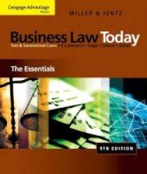Cengage Advantage Books: Business Law Today Paperback 9th Edition