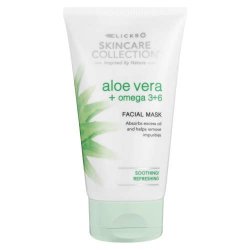 Clicks Skincare Collection Aloe Vera & Omega 3+6 Face Mask 150ML