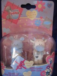 Tatty Teddy - Cheddar The Field Mouse & Milkshake The Cow - My Blue Nose Friends Series