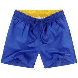 Mens Summer Casual Beach Shorts Solid Color Elastic Waist Loose Sport Shorts