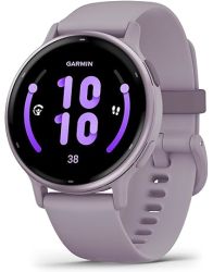 Garmin Vivoactive 5 Music Edition Fitness And Health Smartwatch Orchid orchid Metallic