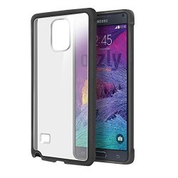 Orzly - Samsung Galaxy Note 4 - Black Fusion Case Cover Skin For Samsung Galaxy Note 4 Smartphone Phablet - Fits All Note 4 Models From 2014 Onwards