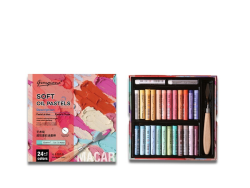 Heavy Color Oil Paint Stick Super Soft Crayon Scraper Set
