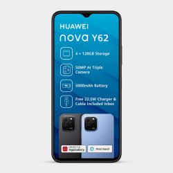 Huawei Nova Y62 Dual Sim With 15GB Telkom Sim