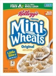 Kellogg's Frosted MINI Wheats Little Bites Original 15.2OZ Box Pack Of 2