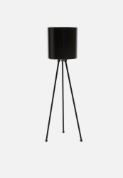 Lana Planter With Stand - Black