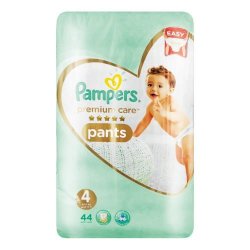 Pampers Premium Pants 44 Nappies Size 4 Maxi Value Pack