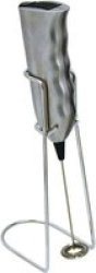 Mellerware Milk Frother Battery Operated Stainless Steel Brushed 3V "whipmaster