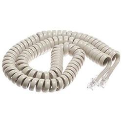 The Voip Lounge 12 Ft Handset Receiver Cord For Vodavi Starplus Series Phone Off White ivory