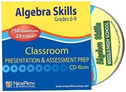 Newpath Learning Algebra Skills Interactive Whiteboard Cd-rom Site License Grade 6-10
