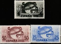 Spain 1949 Universal Postal Union 7th Anniversary Complete Lightly Mounted Mint Set